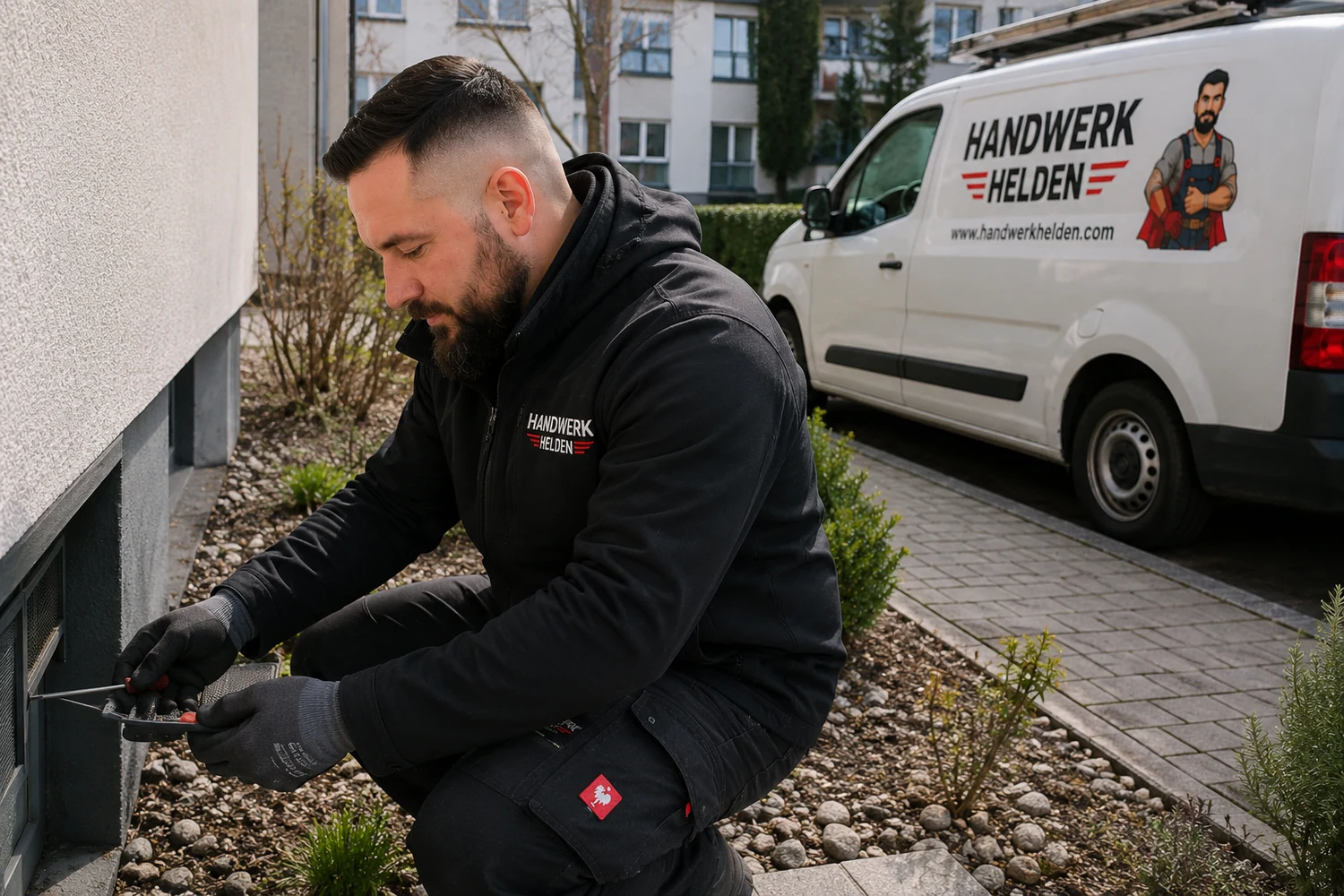 Pflege der Au&szlig;enanlage durch HandwerkHelden